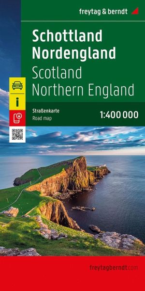 Schottland - Nordengland, Autokarte 1:400.000, freytag & berndt Schottland - Nordengland, Autokarte 1:400.000, freytag & berndt