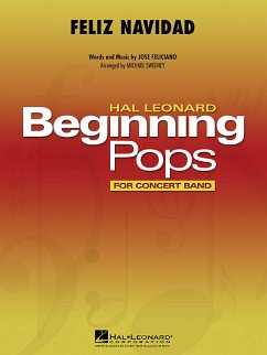 Cover José Feliciano, Feliz Navidad Concert Band Partitur + Stimmen