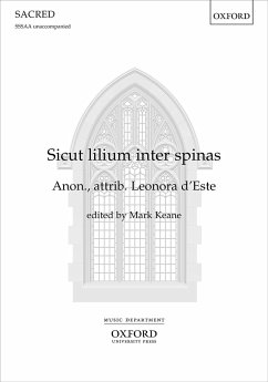 Cover D'ESTE - SICUT LILIUM for upper voice