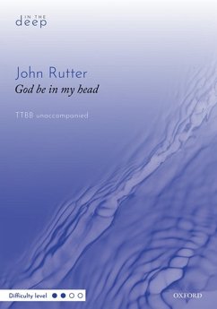Cover GOD BE IN MY HEAD TTBB for male chorus score