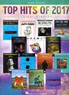 Cover Top Hits of 2017: for easy piano (with lyrics and chords)