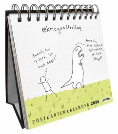 Cover kriegundfreitag: Postkartenkalender 2026