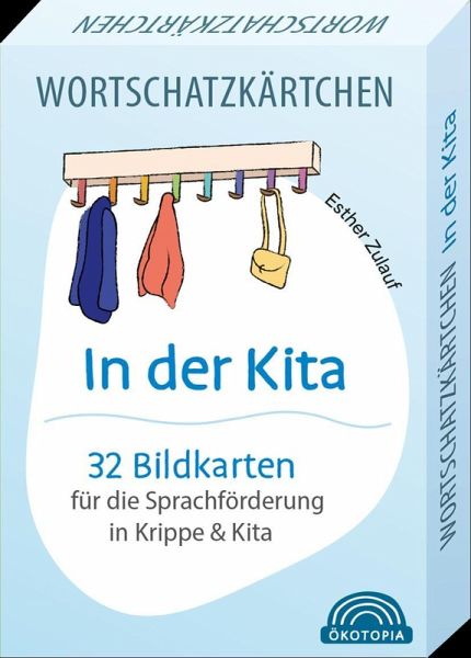 Wortschatzkärtchen: In der Kita