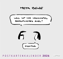 Cover meta bene Postkartenkalender 2026