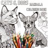 Cats & Dogs Mandala Coloring Book - Bild 1
