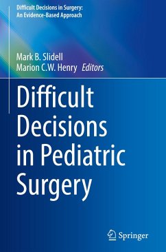 Cover Difficult Decisions in Pediatric Surgery