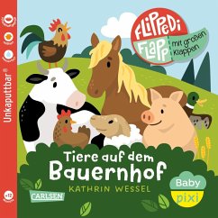 Cover Baby Pixi (unkaputtbar) 141: Flippediflapp: Tiere auf dem Bauernhof