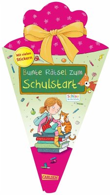 Schlau für die Schule: Bunte Rätsel zum Schulstart (Schultüte 2025 rosa) - Mildner, Christine