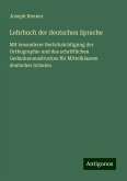 Lehrbuch der deutschen Sprache Lehrbuch der deutschen Sprache