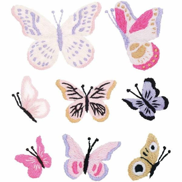 Stick & Stitch Packung, Schmetterlinge