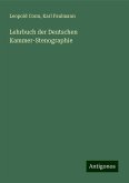 Lehrbuch der Deutschen Kammer-Stenographie Lehrbuch der Deutschen Kammer-Stenographie