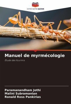 Cover Manuel de myrmécologie