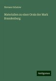 Materialien zu einer Ornis der Mark Brandenburg Materialien zu einer Ornis der Mark Brandenburg