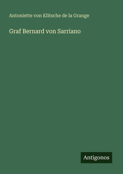 Graf Bernard von Sarriano