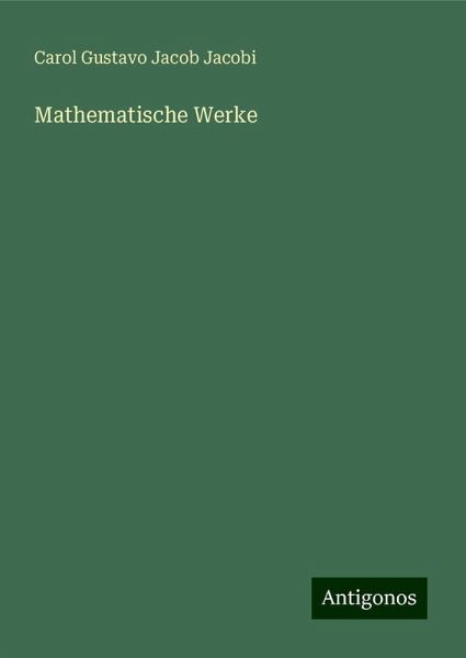 Mathematische Werke