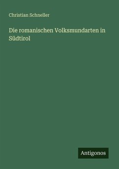 Cover Die romanischen Volksmundarten in Südtirol