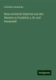 Neue exotische Dipteren aus den Museen zu Frankfurt a. M. und Darmstadt Neue exotische Dipteren aus den Museen zu Frankfurt a. M. und Darmstadt
