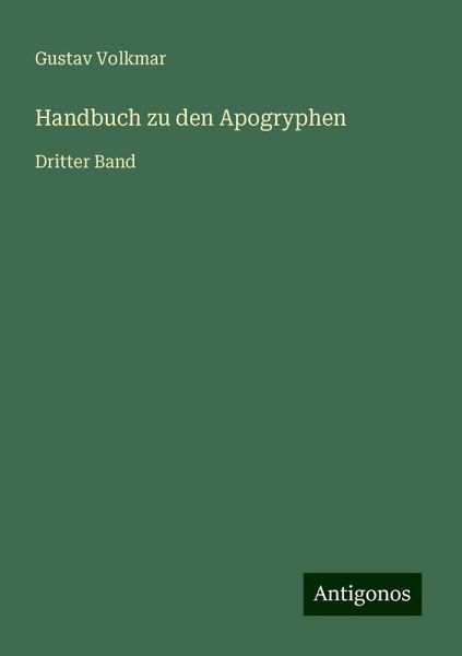 Handbuch zu den Apogryphen Handbuch zu den Apogryphen