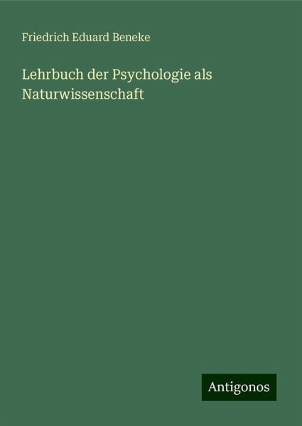 Lehrbuch der Psychologie als Naturwissenschaft Lehrbuch der Psychologie als Naturwissenschaft