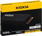 KIOXIA EXCERIA HeatSink NVMe 4TB M.2 2280 PCIe Gen4x4 KIOXIA EXCERIA HeatSink NVMe 4TB M.2 2280 PCIe Gen4x4