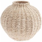 Vase Geflecht oval, Natur