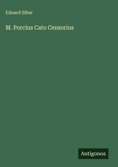 Cover M. Porcius Cato Censorius