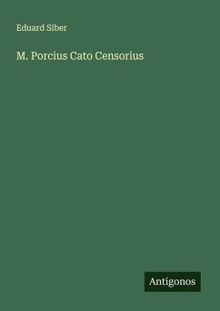 Cover M. Porcius Cato Censorius