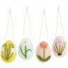 Aufhänger Osterei Blumendesign, 4... - Bild 1