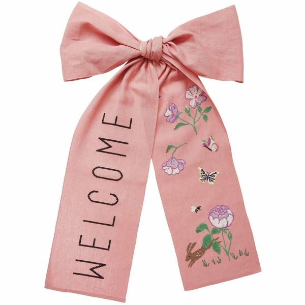 Stickpackung Gezählter Kreuzstich, Schleife Welcome