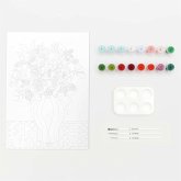 Malen nach Zahlen Set, rote Rosen, 26 x 37 cm, FSC 100% Malen nach Zahlen Set, rote Rosen, 26 x 37 cm, FSC 100%