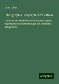 Bibliographia Geographica Palestinae