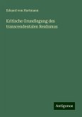 Kritische Grundlegung des transcendentalen Realismus Kritische Grundlegung des transcendentalen Realismus