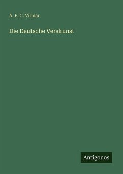 Cover Die Deutsche Verskunst