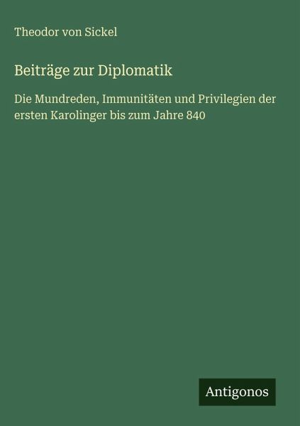 Beiträge zur Diplomatik Beiträge zur Diplomatik