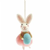 Aufhänger Filz-Hase mit Osterei, 14 x 5 x 6,5cm Aufhänger Filz-Hase mit Osterei, 14 x 5 x 6,5cm