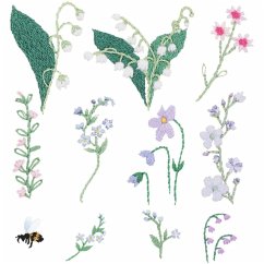 Cover Stick & Stitch Packung, Blumen