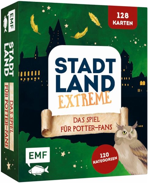 Kartenspiel: Stadt, Land, Extreme - Das inoffizielle Spiel für Harry Potter-Fans mit 128 Karten Kartenspiel: Stadt, Land, Extreme - Das inoffizielle Spiel für Harry Potter-Fans mit 128 Karten