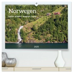 Norwegen. Sognefjord - Aurlandsfjord - Geirangerfjord - Stavanger (hochwertiger Premium Wandkalender 2025 DIN A2 quer), Kunstdruck in Hochglanz - Calvendo;Kolfenbach, Klaus