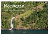 Norwegen. Sognefjord - Aurlandsfjord - Geirangerfjord - Stavanger (Wandkalender 2025 DIN A3 quer), CALVENDO Monatskalender