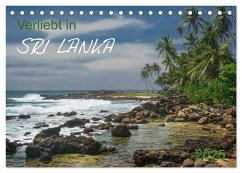 Verliebt in Sri Lanka (Tischkalender 2025 DIN A5 quer), CALVENDO Monatskalender - Calvendo;Guth, Claudia