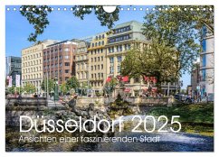 Düsseldorf - Ansichten einer faszinierenden Stadt (Wandkalender 2025 DIN A4 quer), CALVENDO Monatskalender - Calvendo;Wobisch, Tobias