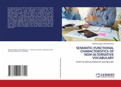 SEMANTIC-FUNCTIONAL CHARACTERISTICS OF NON-ALTERNATIVE VOCABULARY - Abdurakhmanov, Mukhammadjon