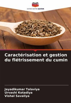 Cover Caractérisation et gestion du flétrissement du cumin