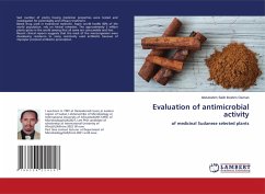 Cover Evaluation of antimicrobial activity
