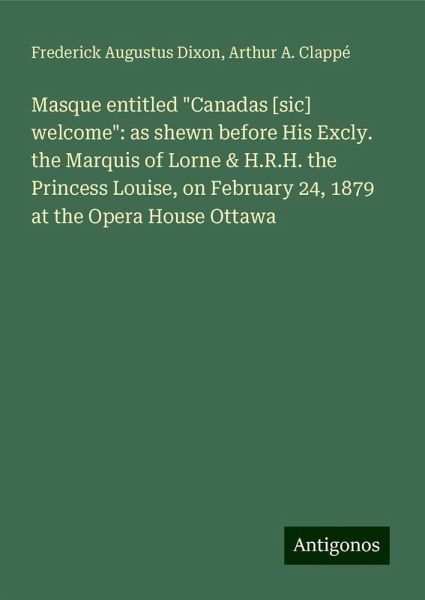 Masque entitled Masque entitled