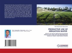 Cover PRODUCTIVE USE OF IRRIGATION WATER