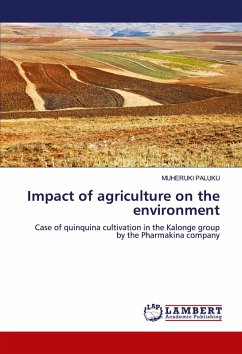 Cover Impact of agriculture on the environment