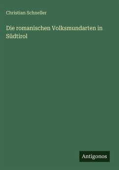 Cover Die romanischen Volksmundarten in Südtirol
