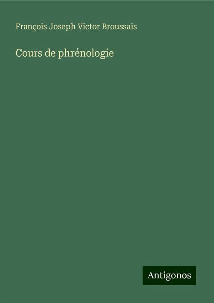 Cours de phrénologie Cours de phrénologie
