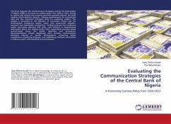 Cover Evaluating the Communication Strategies of the Central Bank of Nigeria